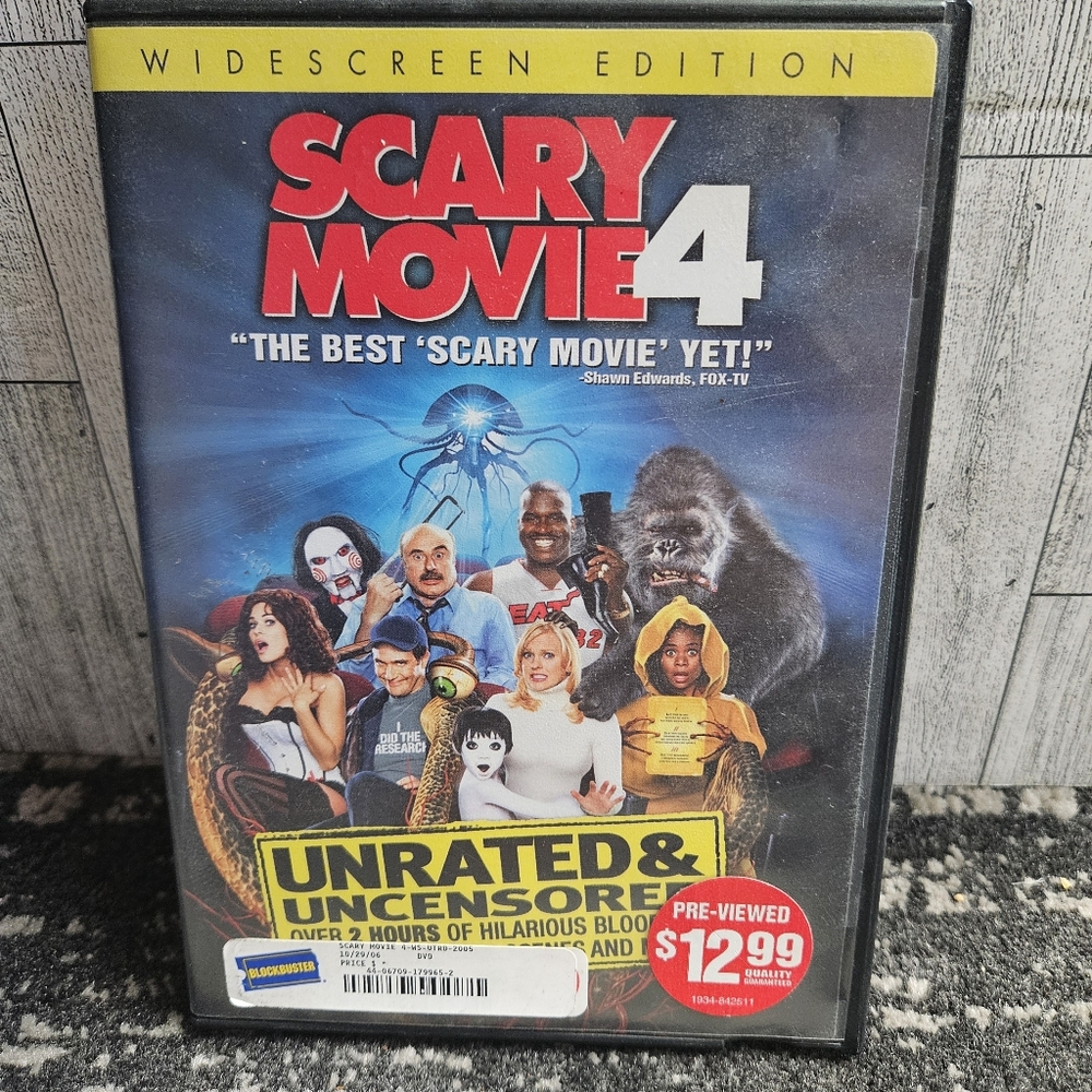 Scary Movie 4 DVD Widescreen Edition Unrated & Uncensored